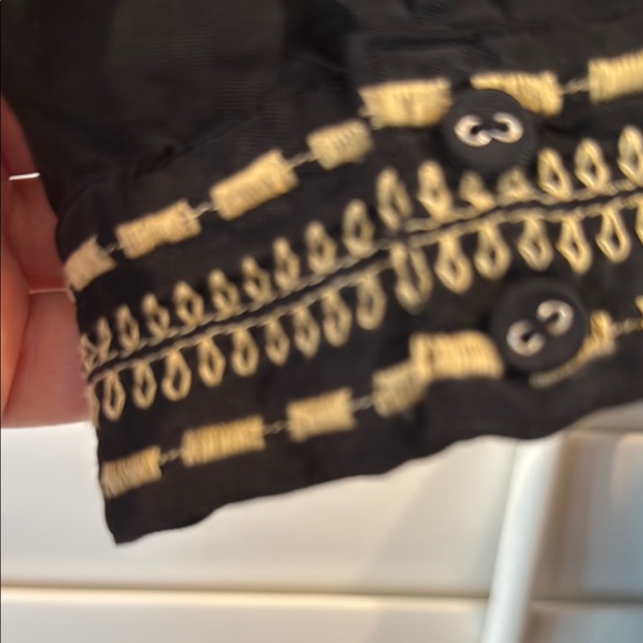 Johnny Was Black Tunic with Multicolor Embroidery - Picture 5 of 10